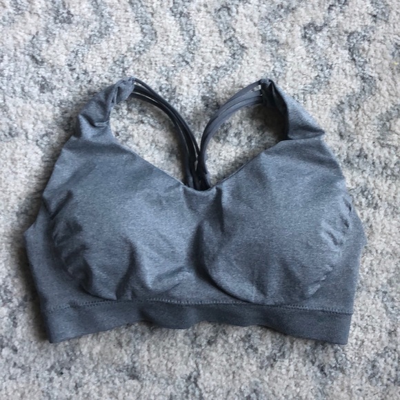 Strappy Racer Sport Bra - Picture 1 of 3